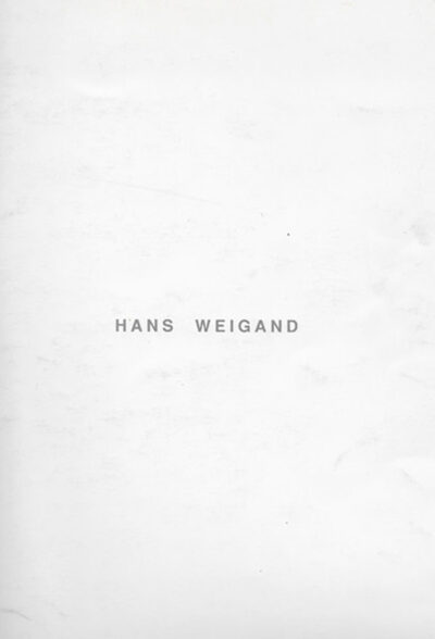 HANS WEIGAND